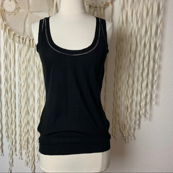 Missoni Black Wool Knit Tank Size US6 - Picture 1 of 10